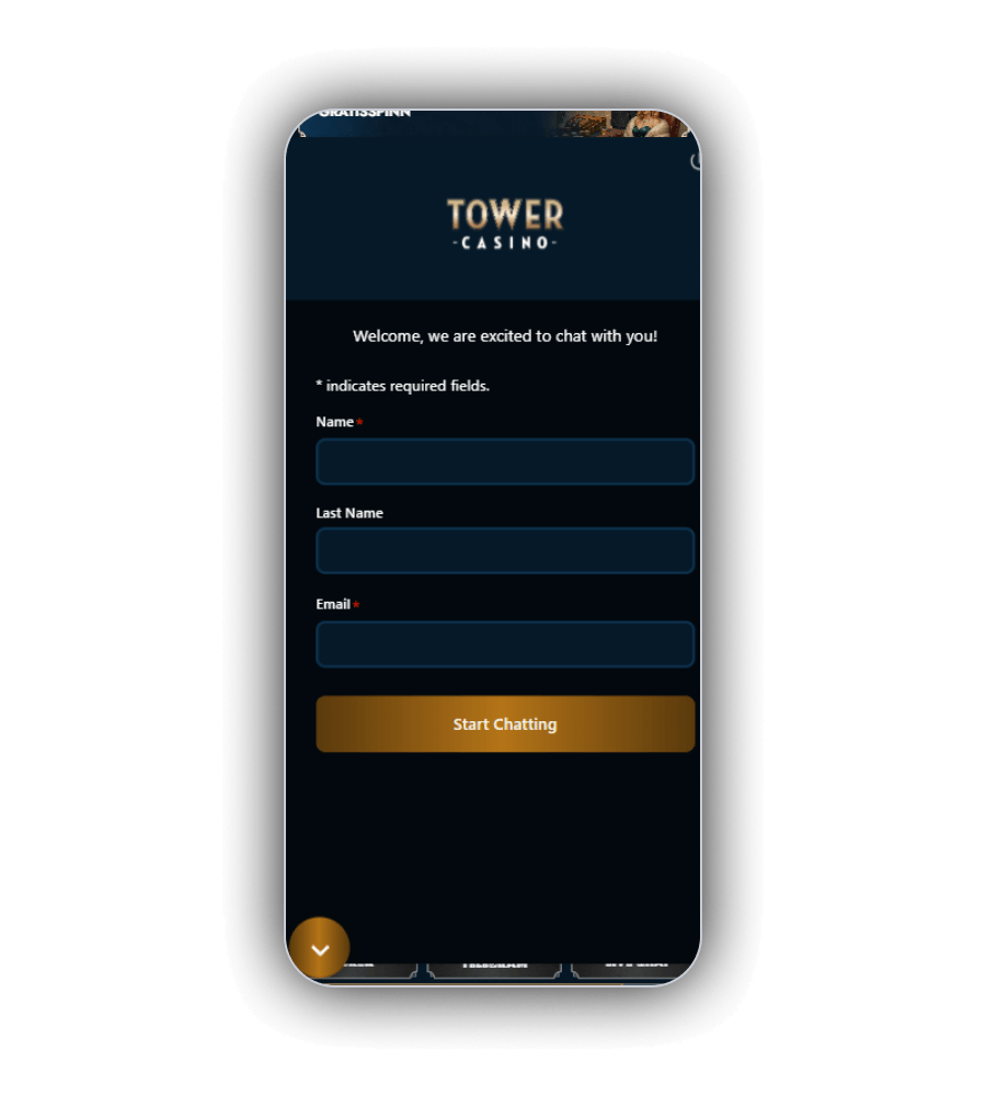 Tower Kasino Kontakt oss NO
